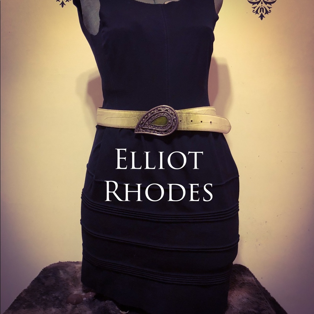 Beautiful Elliot Rhodes Leather Belt! 36-90 🔥